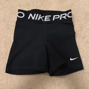 Nike Pro black athletic shorts
